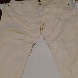 Plus size Cream or Off white jeans